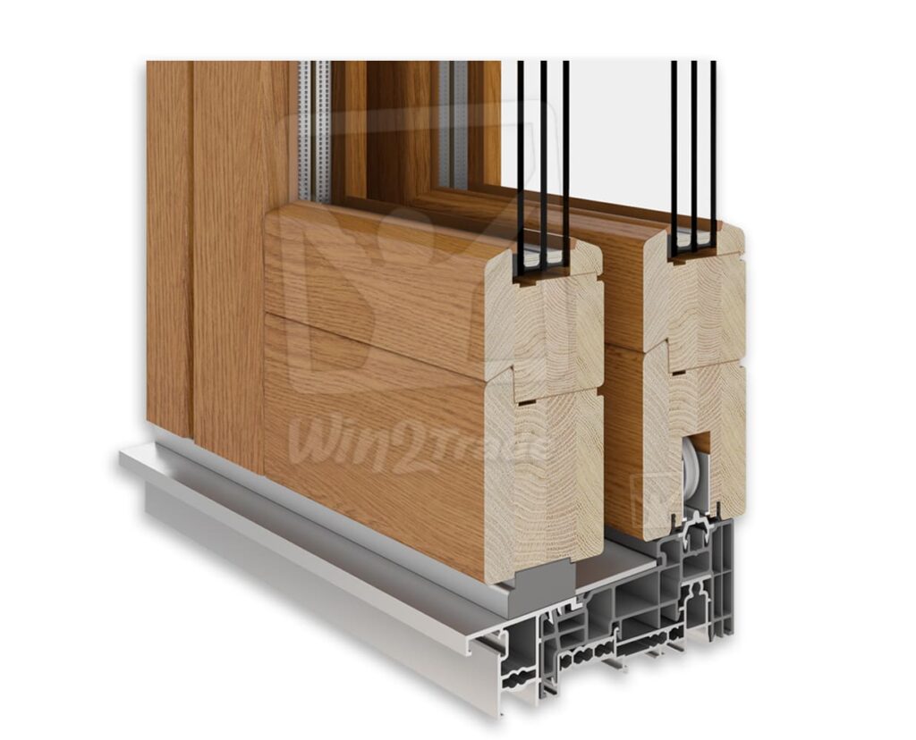 Levant coulissant en bois - HS