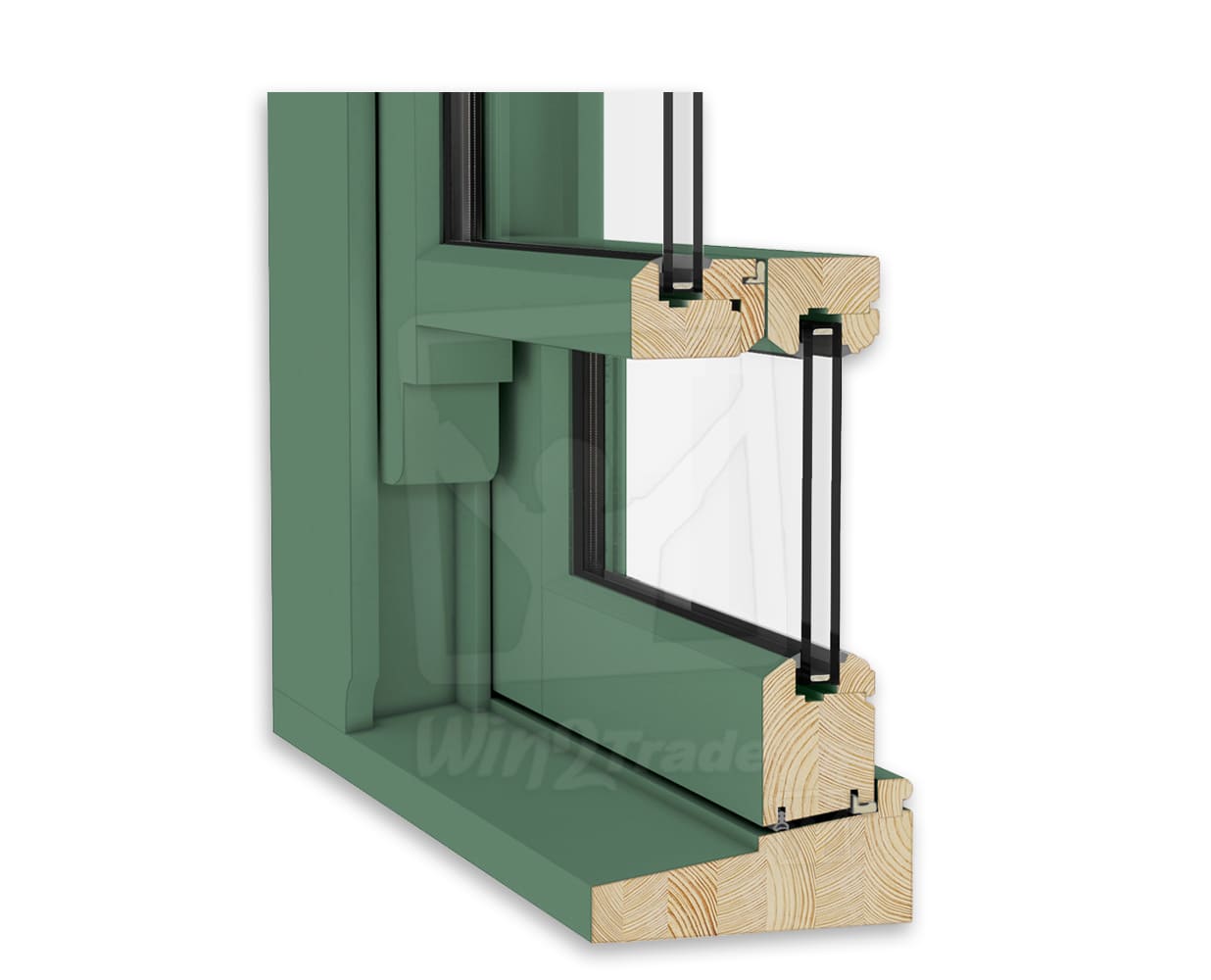 Wooden windows-Sash